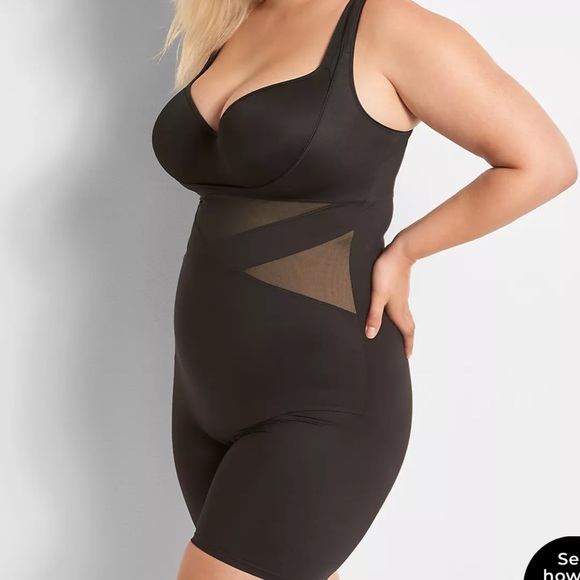 Cacique Other - Cacique Womens Open Bust Thigh Shaper Shorts